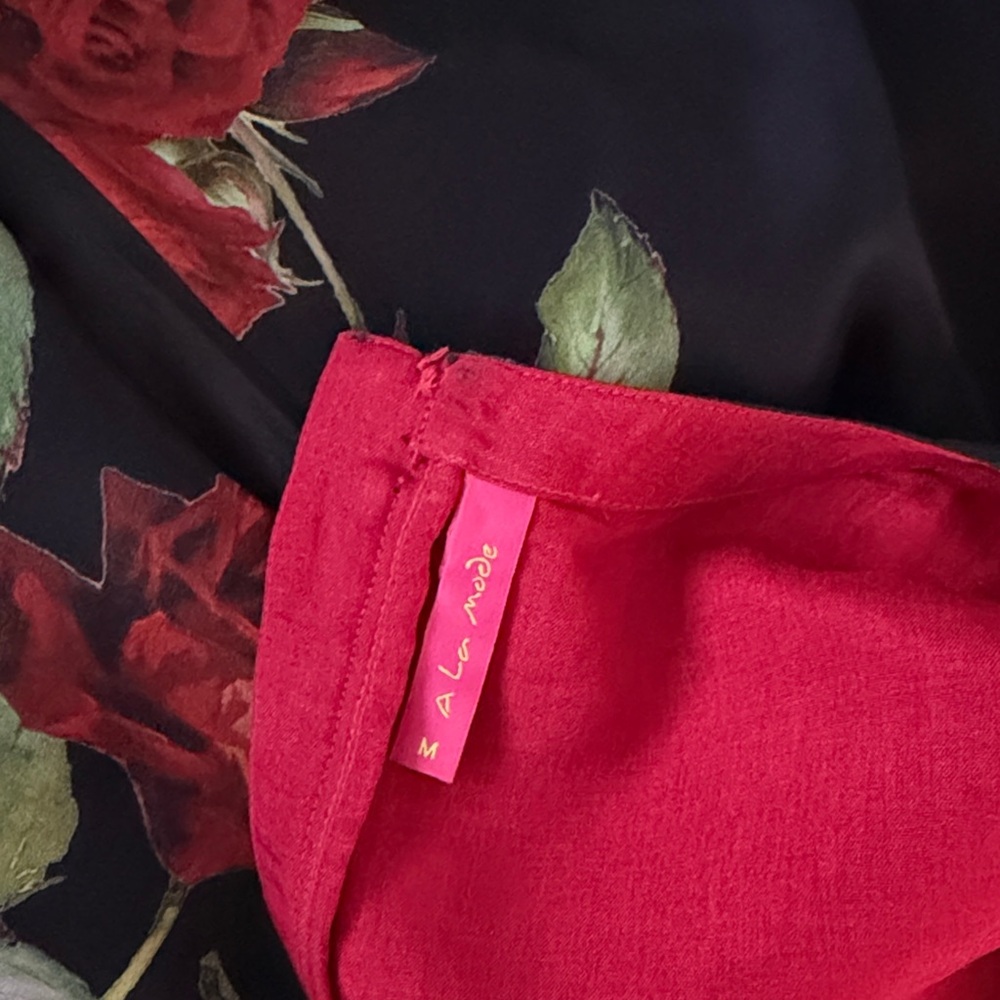 FORMAL ROSE PRINT GOWN - Picture 7 of 10